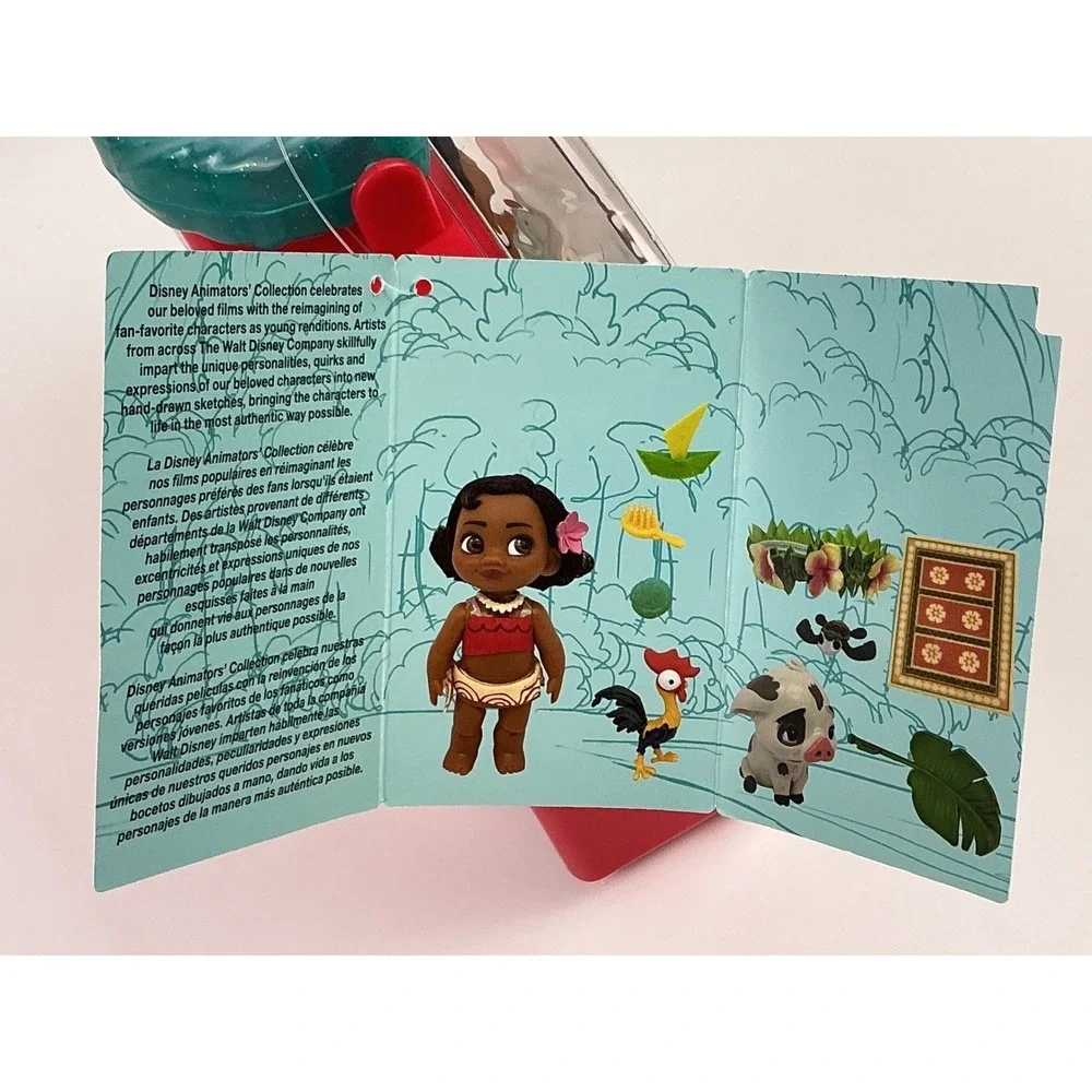 Disney Animators' Collection Moana Mini Doll Playset With Accessories New‎